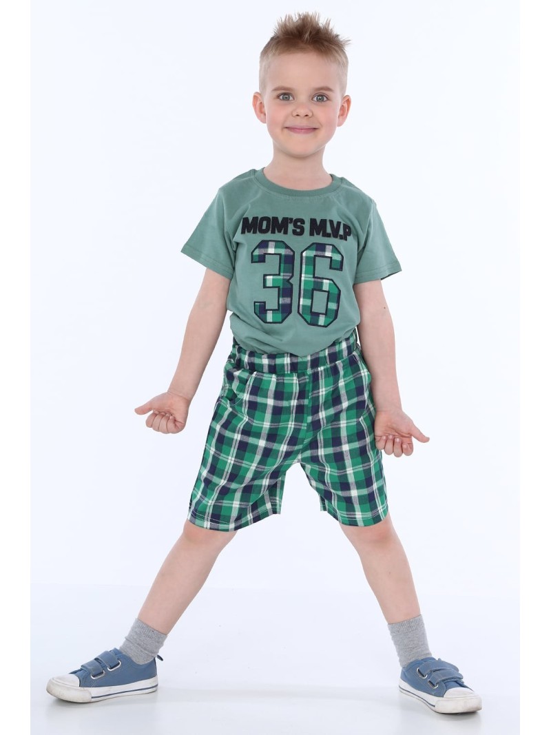 Boys\' green set NDZ4485 - Online store - Boutique